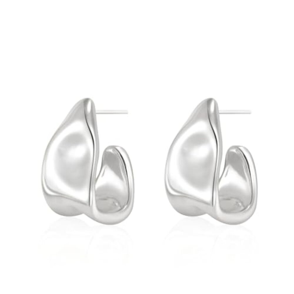 Chunky Gold Earrings for Women